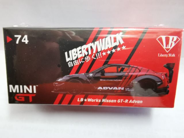 Mini GT LB Works Nissan GT-R Advan#74 | Shopee Malaysia