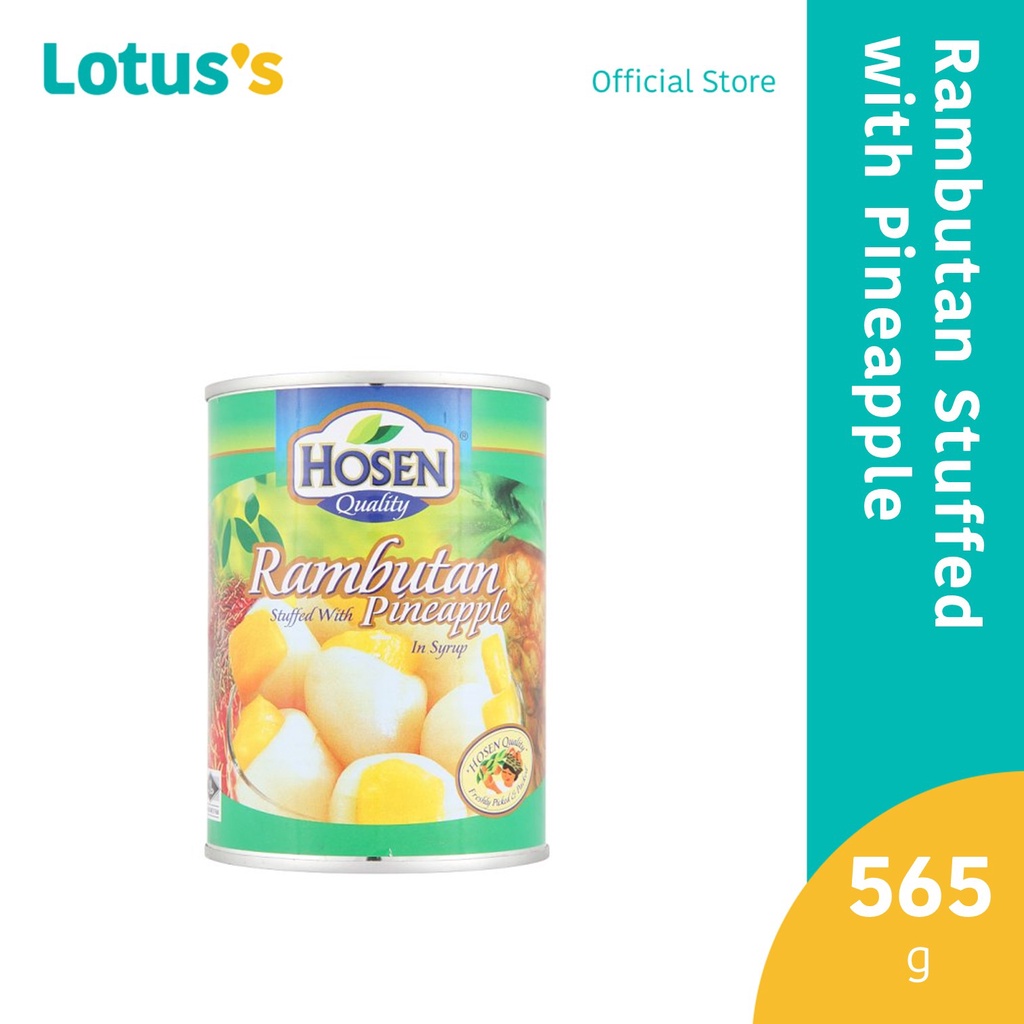 Hosen Rambutan Stuffed With Pineapple in Syrup (565g) | Shopee Malaysia