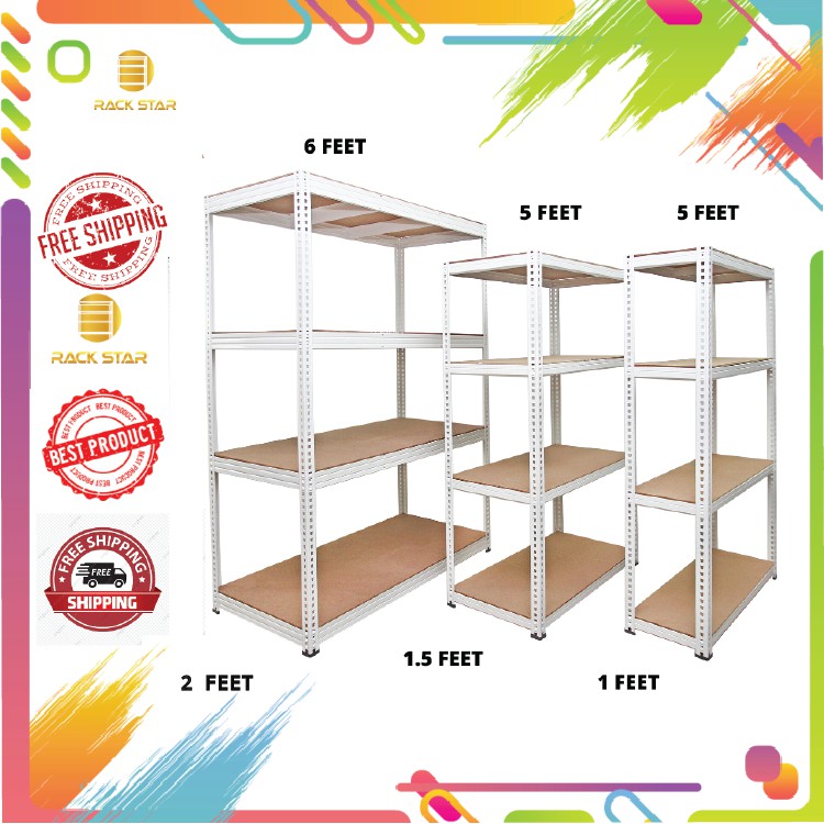 🔥 HOT SALE 🔥 STORAGE RACK / RAK BESI DIY/MUDAH PASANG /( READY STOCK ...