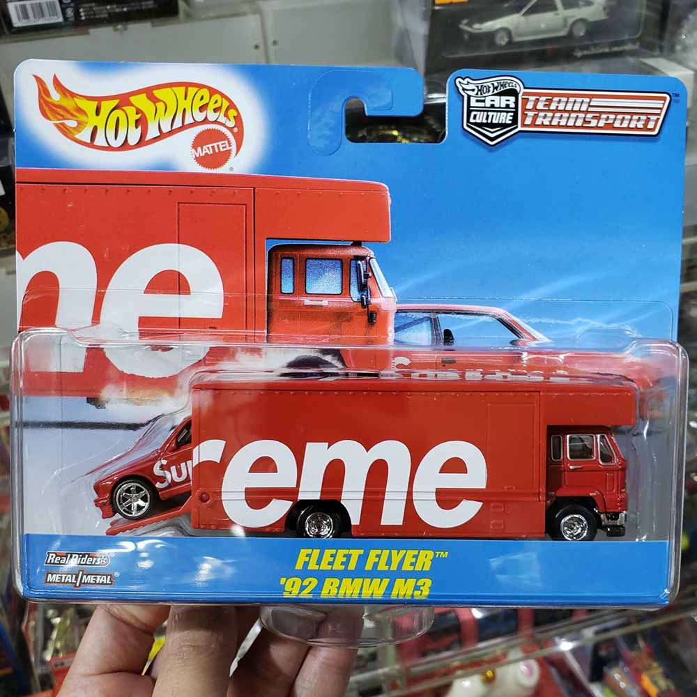 Hot Wheels Team Transport SUPREME '92 BMW M3 Fleet Flyer Premium ...