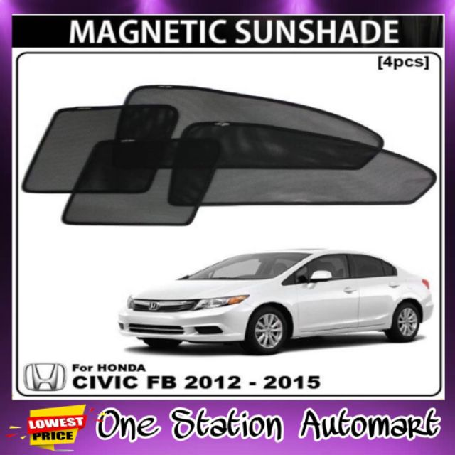 Sun Shade Honda Civic FB 20122015 (4pcs) Shopee Malaysia