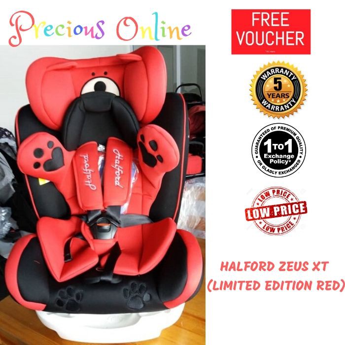 NEW ARRIVAL Halford Zeus XT Car Seat Limited Edition (Group 0+/1/2/3) (1 To 1 Crashed Exchange