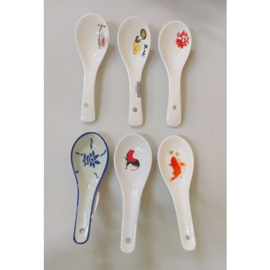 Ceramic Soup Rice Spoon/Ceramic Spoon陶瓷汤勺汤匙/陶瓷勺 | Shopee Malaysia