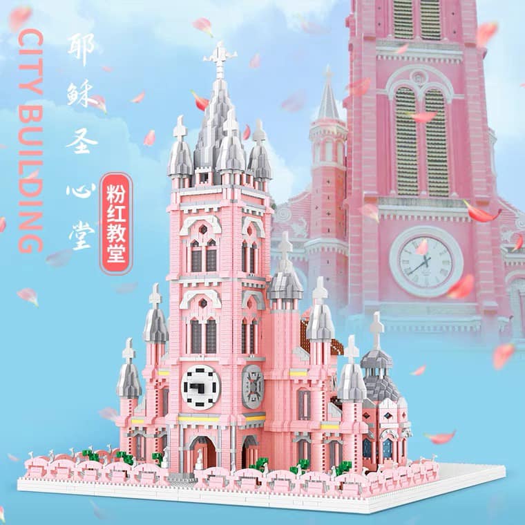 Lezi Building Blocks LZ8052 Architectural series Ho Chi Minh Church of ...