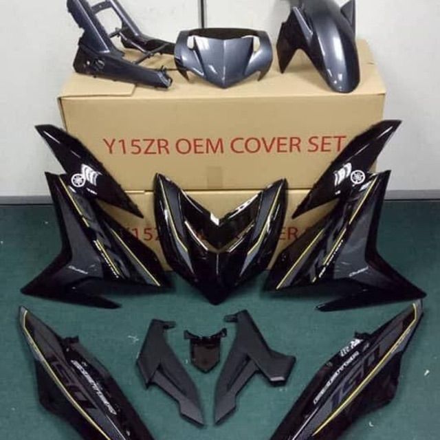 Coverset Exciter RC Hitam 2018 Y15 V1 Shopee Malaysia