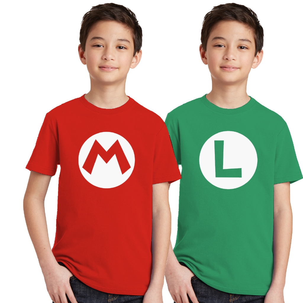 Playeras mario y discount luigi