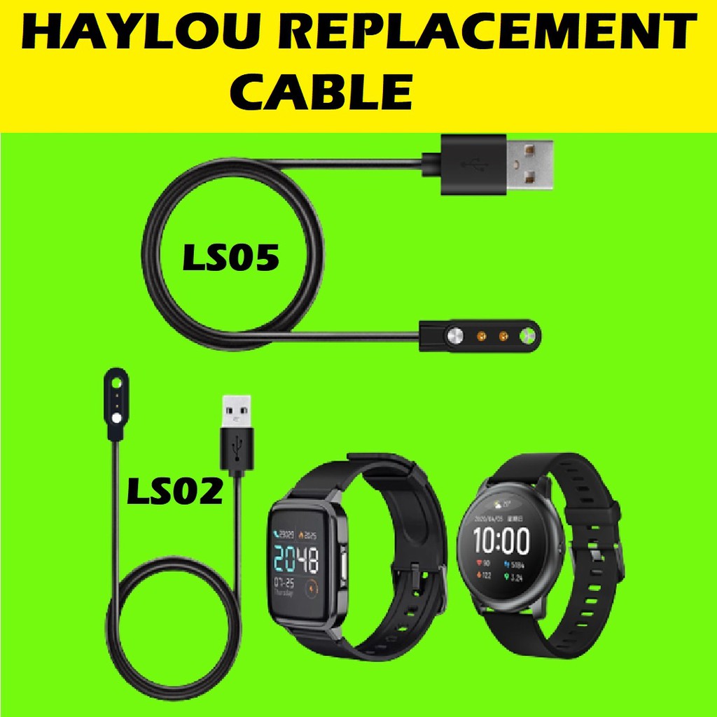 REPLACEMENT USB Magnetic Chargers For Haylou Solar LS05 Haylou