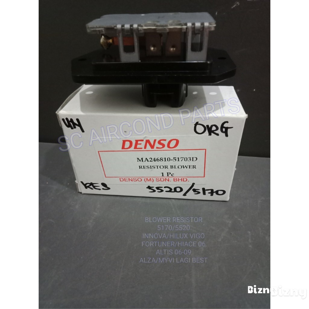 ORIGINAL PERODUA ALZA/MYVI LAGI BEST/WAJA DENSO BLOWER RESISTOR