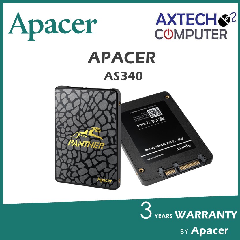 APACER PANTHER AS340 Sata SSD ll120GB ll 240GB ll 480GB ll 960GB ll 3 ...