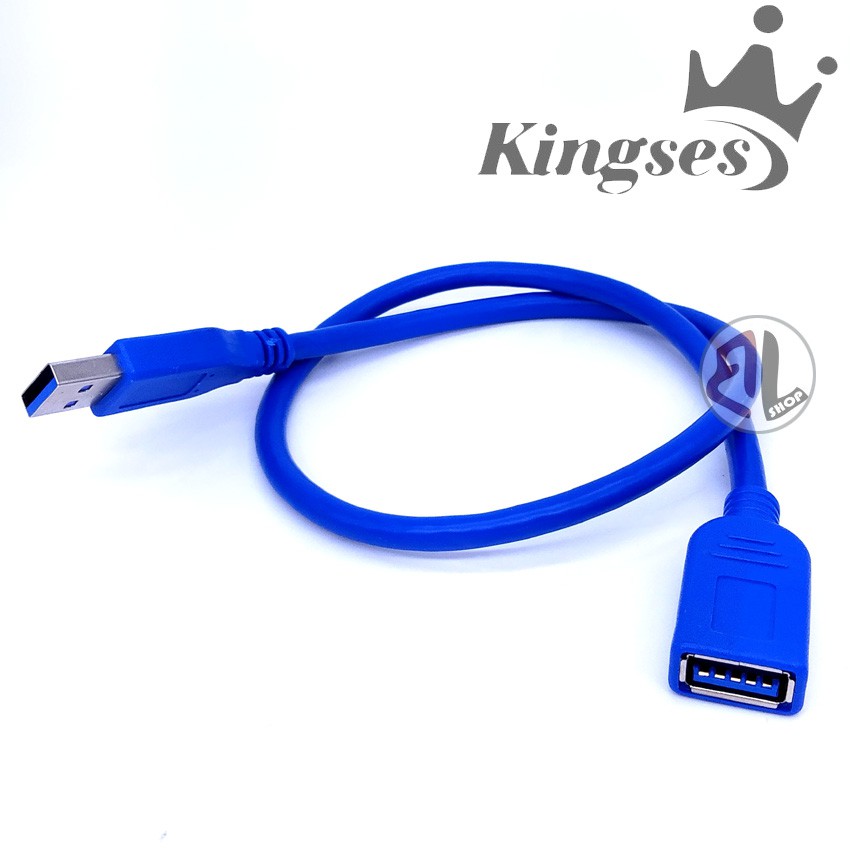 Official Kingses 0.5M / 1.5M /3M Super Speed USB 3.0 Extension Cable ...