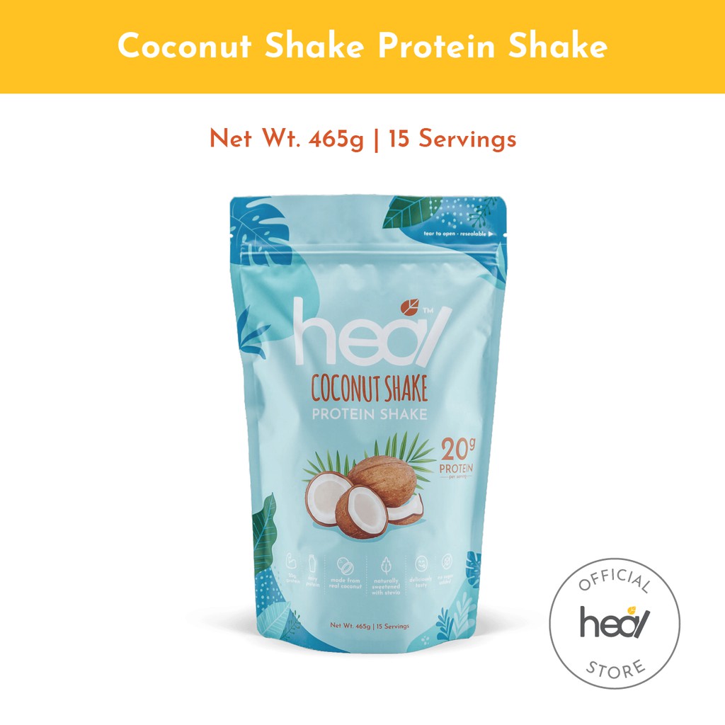 Heal Protein Shake Powder Pack Whey Protein/Pea Protein/Plant Based ...