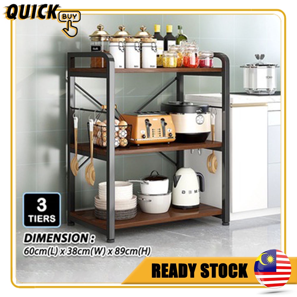 Quick Buy ZWJ0061K Kitchen Rack Kitchen Shelf Kitchen Organizer Oven ...