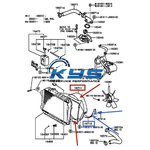 TOYOTA Genuine FAN SHROUD FAN BLADE COVER NO.1 or NO.2 TOYOTA