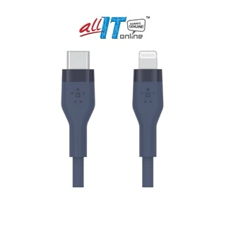 Belkin USB-C to Lightning MFI Silicone - Blue/Pink (1M) CAA009bt1M