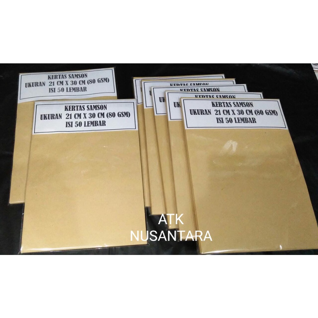 (50 Sheets) SAMSON A4-80 GSM PAPER / KRAFF PAPER | Shopee Malaysia