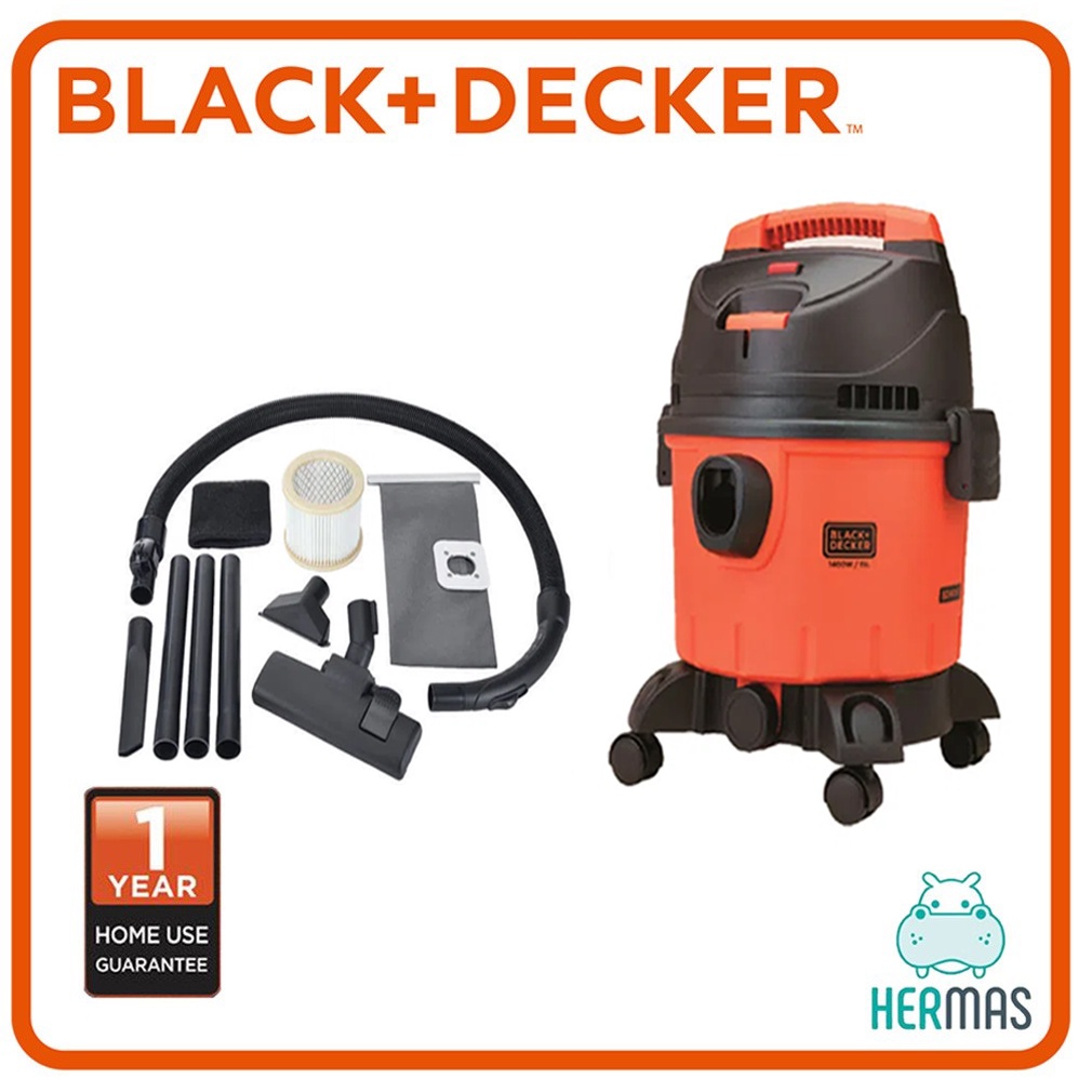 BLACK&DECKER BDWD15XD 1400W WET&DRY VACUUM CLEANER Shopee Malaysia