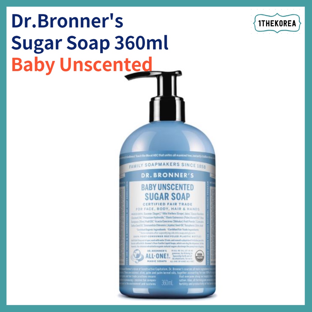 Dr.Bronner's Sugar Soap 360ml Shopee Malaysia