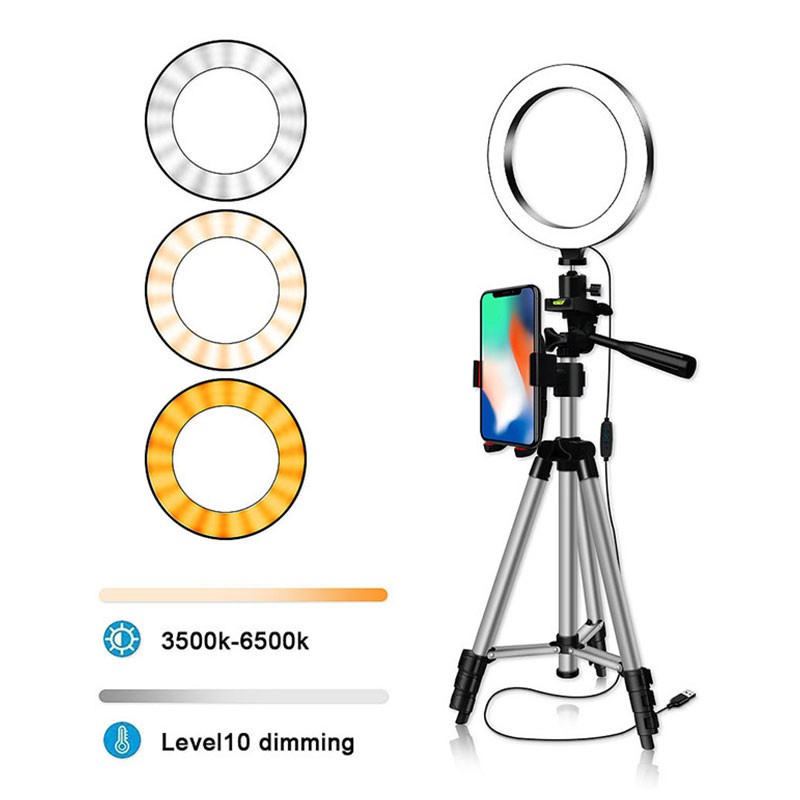 Extendable 3110 Tripod Telefon Lightweight Aluminum Stand LED Fill ...