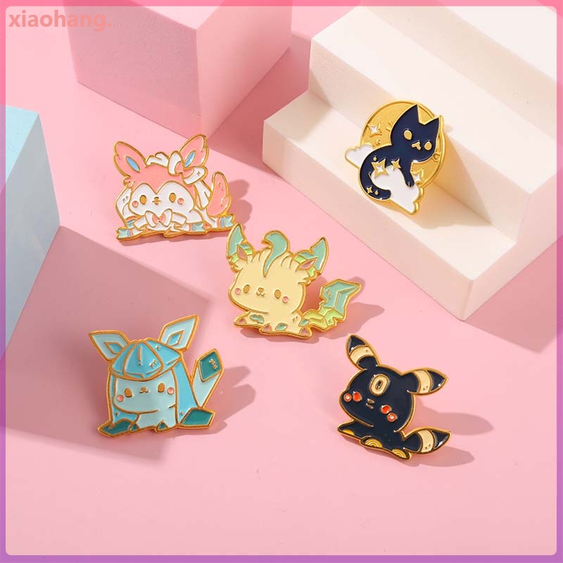 Cartoon Pikachu Enamel Lapel Pins Cute Animal Badge Brooches Jewelry ...