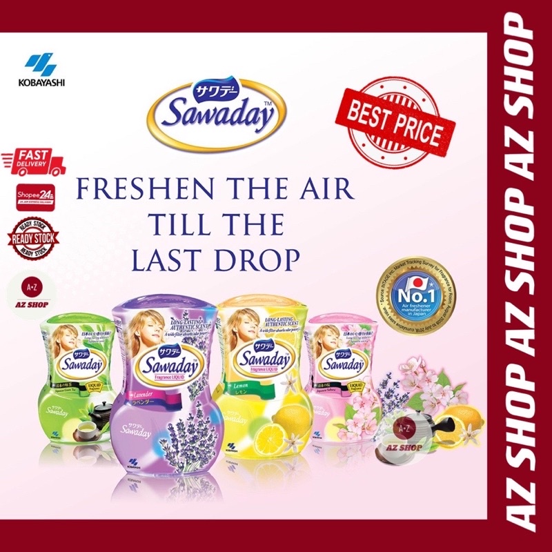 SAWADAY Air Fresheners Fragrance Liquid 350ML 🔥ReadyStock🔥 Shopee Malaysia