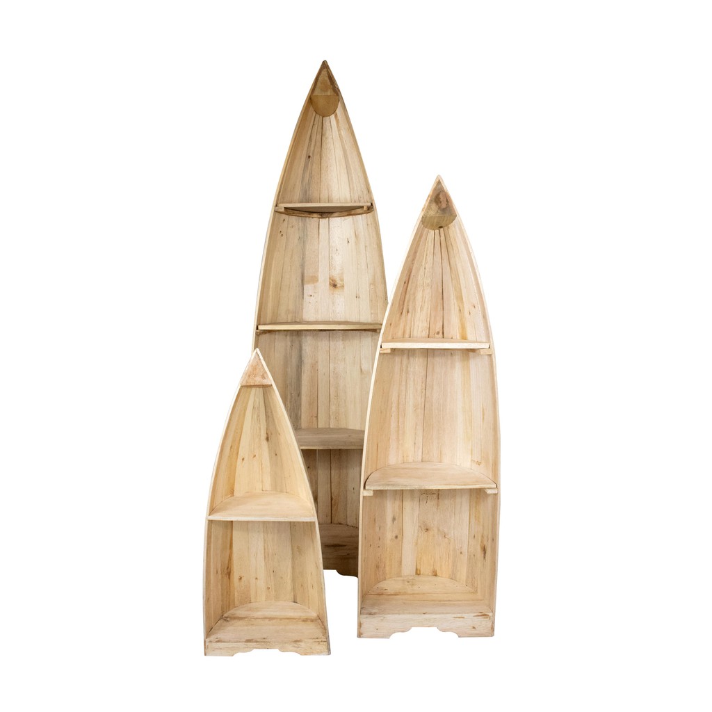JackCreatus Wooden Unique Rustic Boat Shelves/Racks Furniture Handmade ...