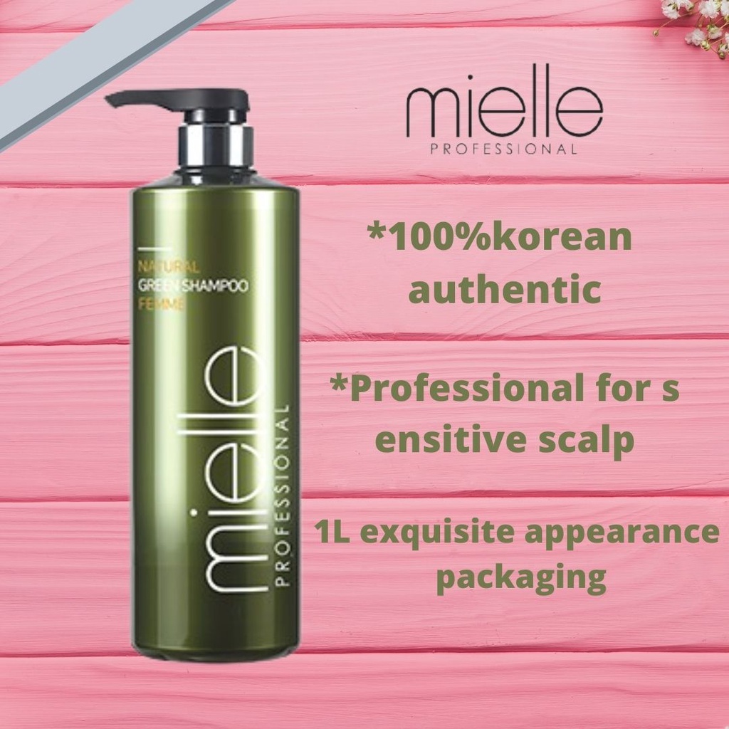 Mielle Professional Natural Green Shampoo Femme 1000ml Shopee Malaysia