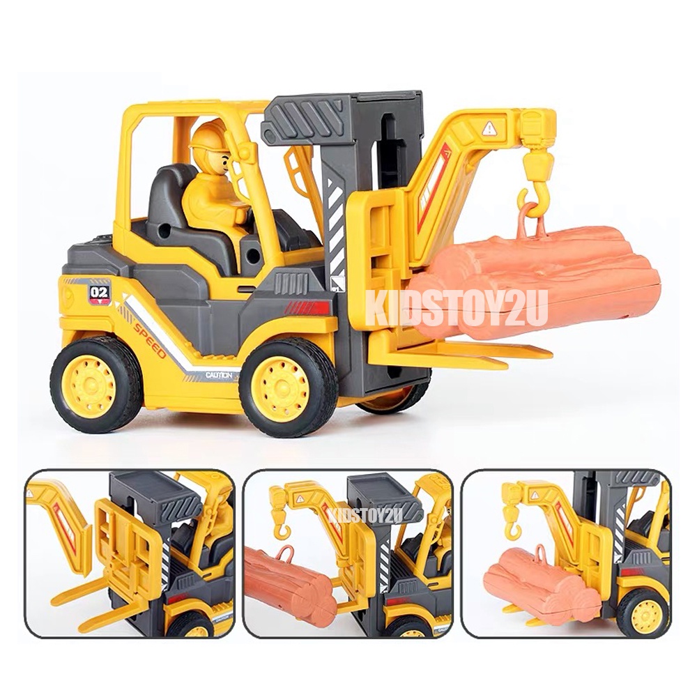 Toy Dump Truck Crane Excavator Construction Toys Lori Mainan Excavator Lorry Truck Toys Crane