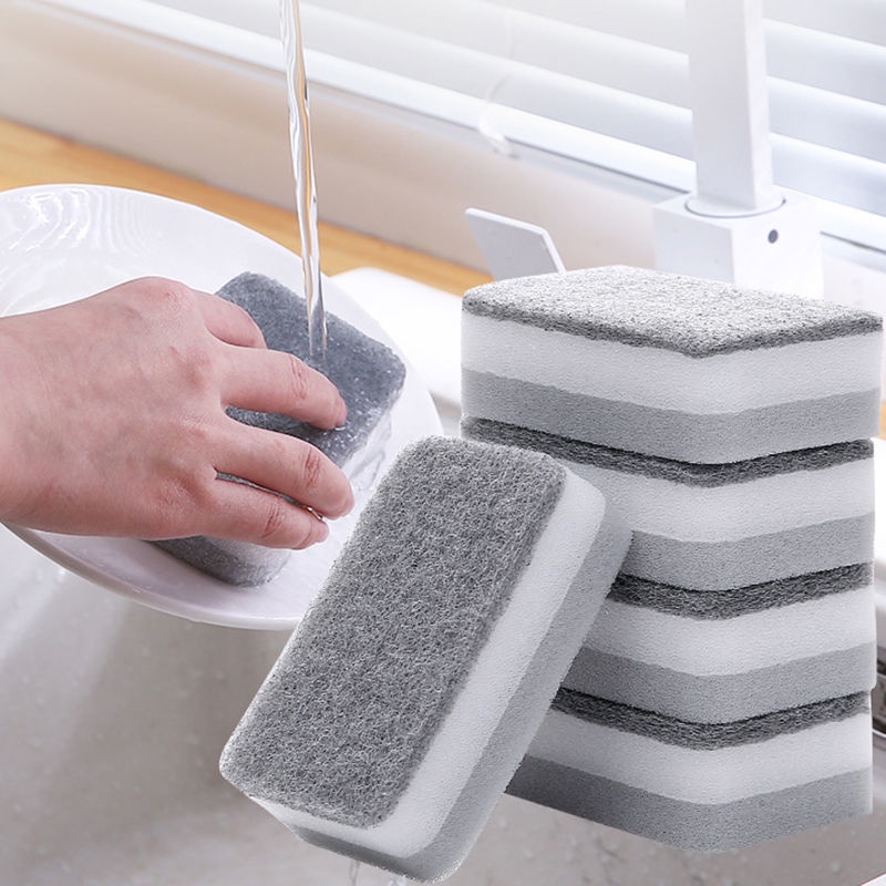 Dishwashing Sponge Cleaning MultiPurpose Scouring Pads Kitchen Soap