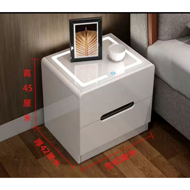 Malaysia Ready stock Smart Bedside Table Bedroom Small Apartment ...