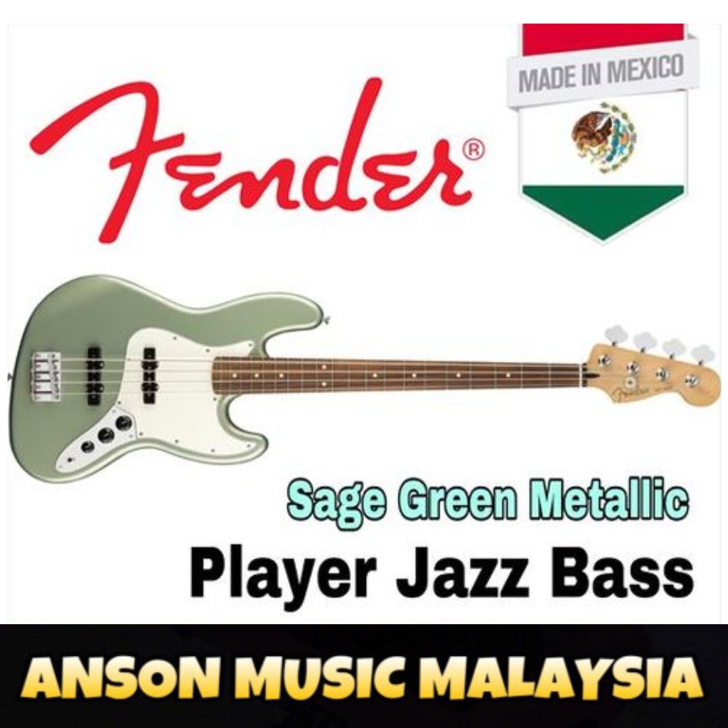 Sage green deals jazz bass