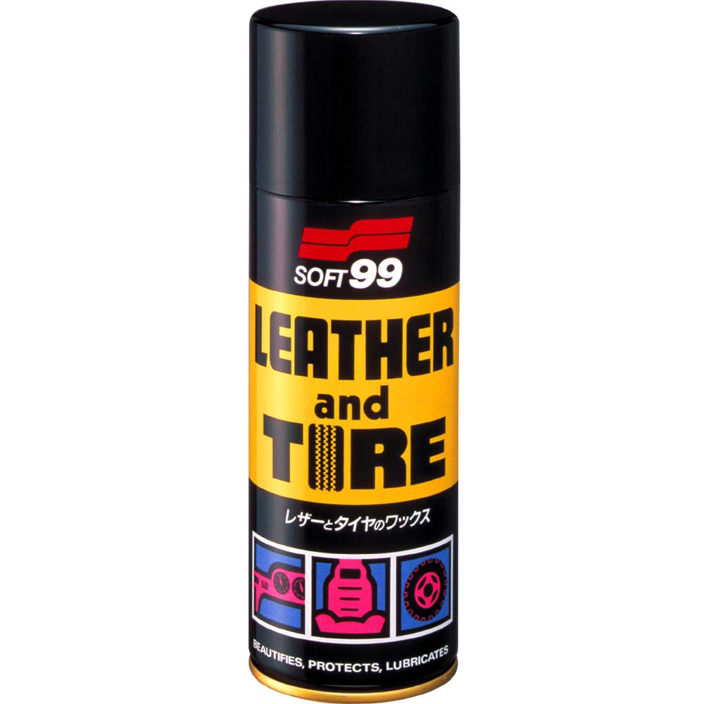 💯 Soft99 Soft 99 Leather & Rubber & Tire Spray Wax 420ml Original Made ...