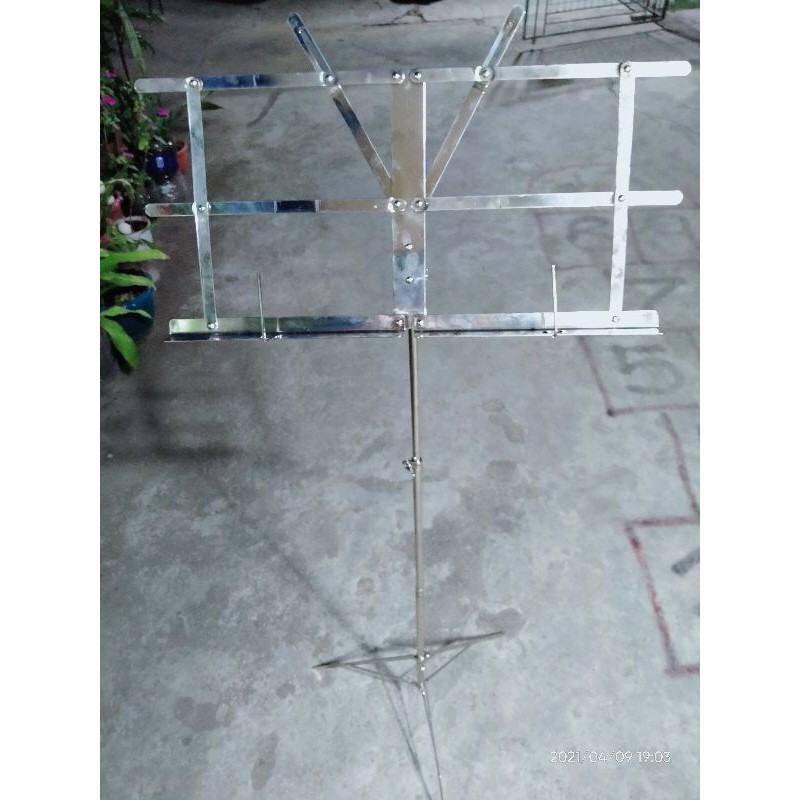 Music Stand Song Stand Chrome Plated Heavy duty JAPAN | Shopee Malaysia