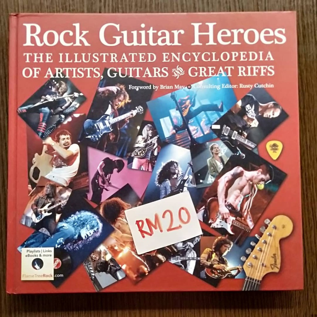 Rock Guitar Heroes by Flame Tree Publishing #pagesaramusic | Shopee ...