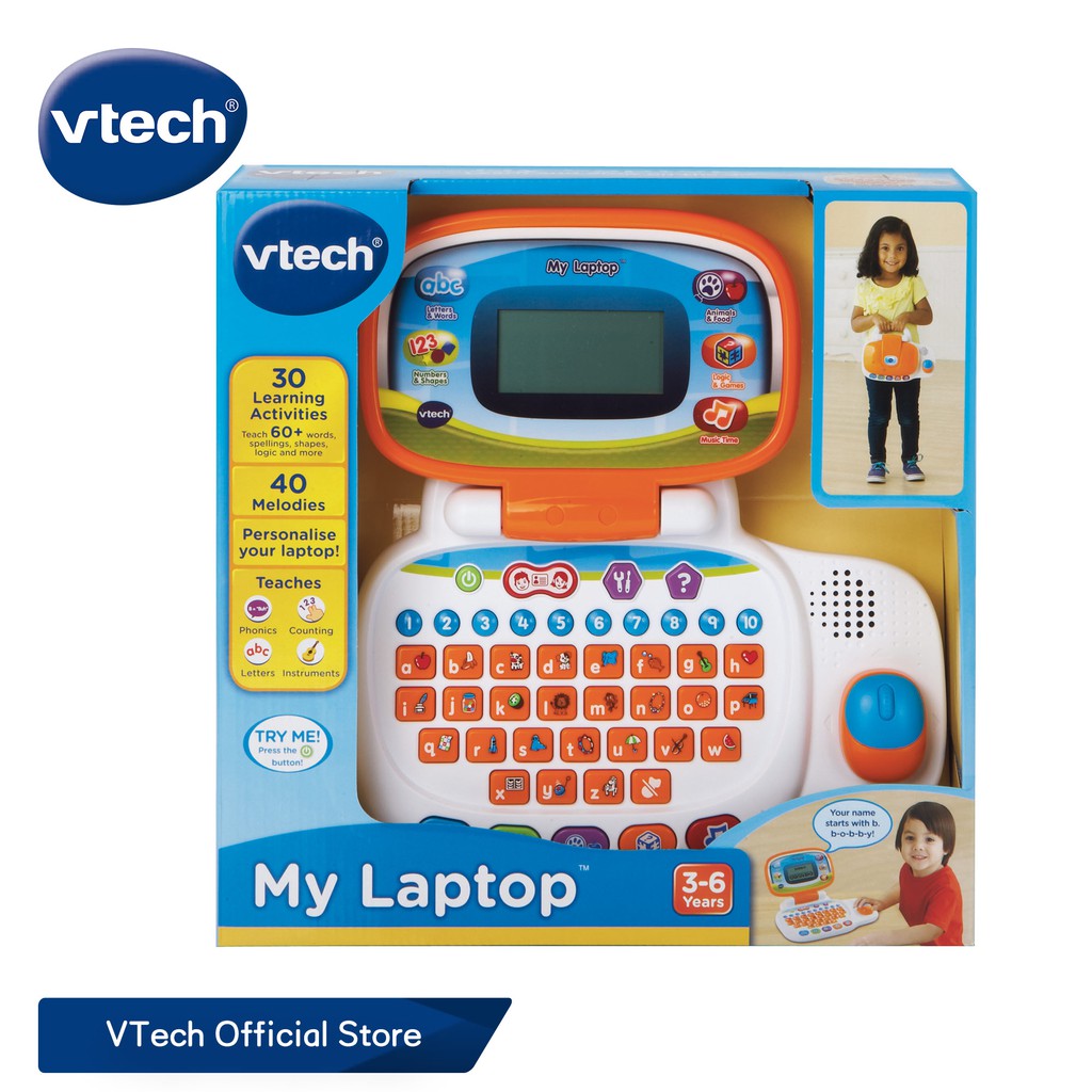 Vtech Learning Laptop, Hobbies & Toys, Toys & Games on Carousell