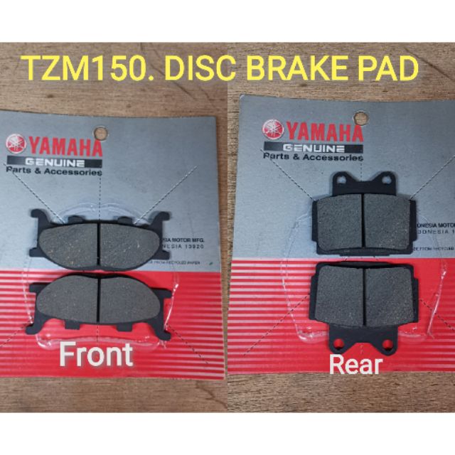 Yamaha Tzm150 Disc Brake Pad Front And Rear Shopee Malaysia 8436