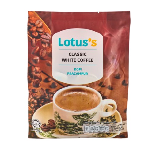 Lotus's Classic White Coffee (15's x 40g) | Shopee Malaysia