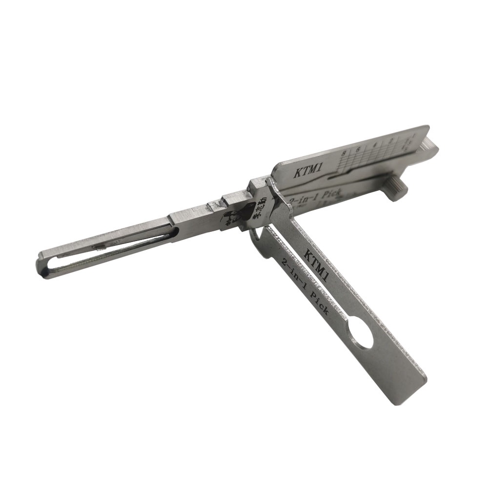 Original Lishi 2-in-1 Pick Decoder Tool KTM1 For KTM & Yamaha Bikes ...