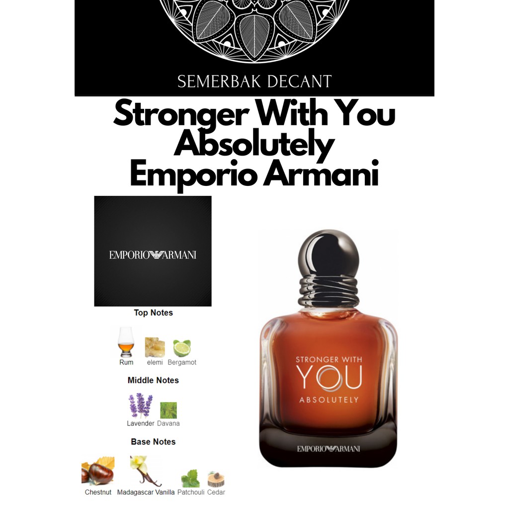 Armani stronger with outlet you basenotes