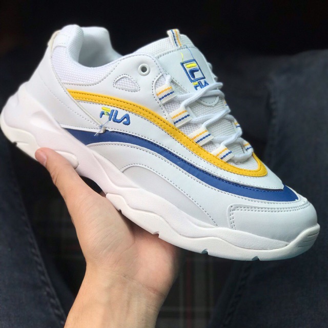 Fila ray deals yellow blue