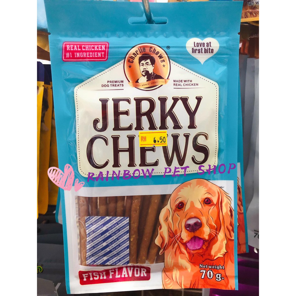 Jerky Chews Dog Treats 70g Fish Shopee Malaysia