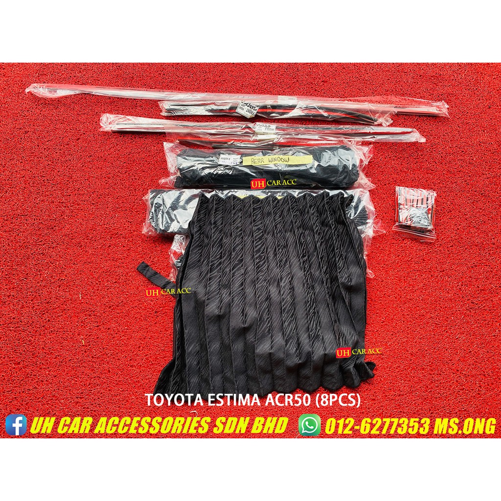 Toyota Estima ACR50 Luxurious Automobile Window Blind Curtain Langsir ...