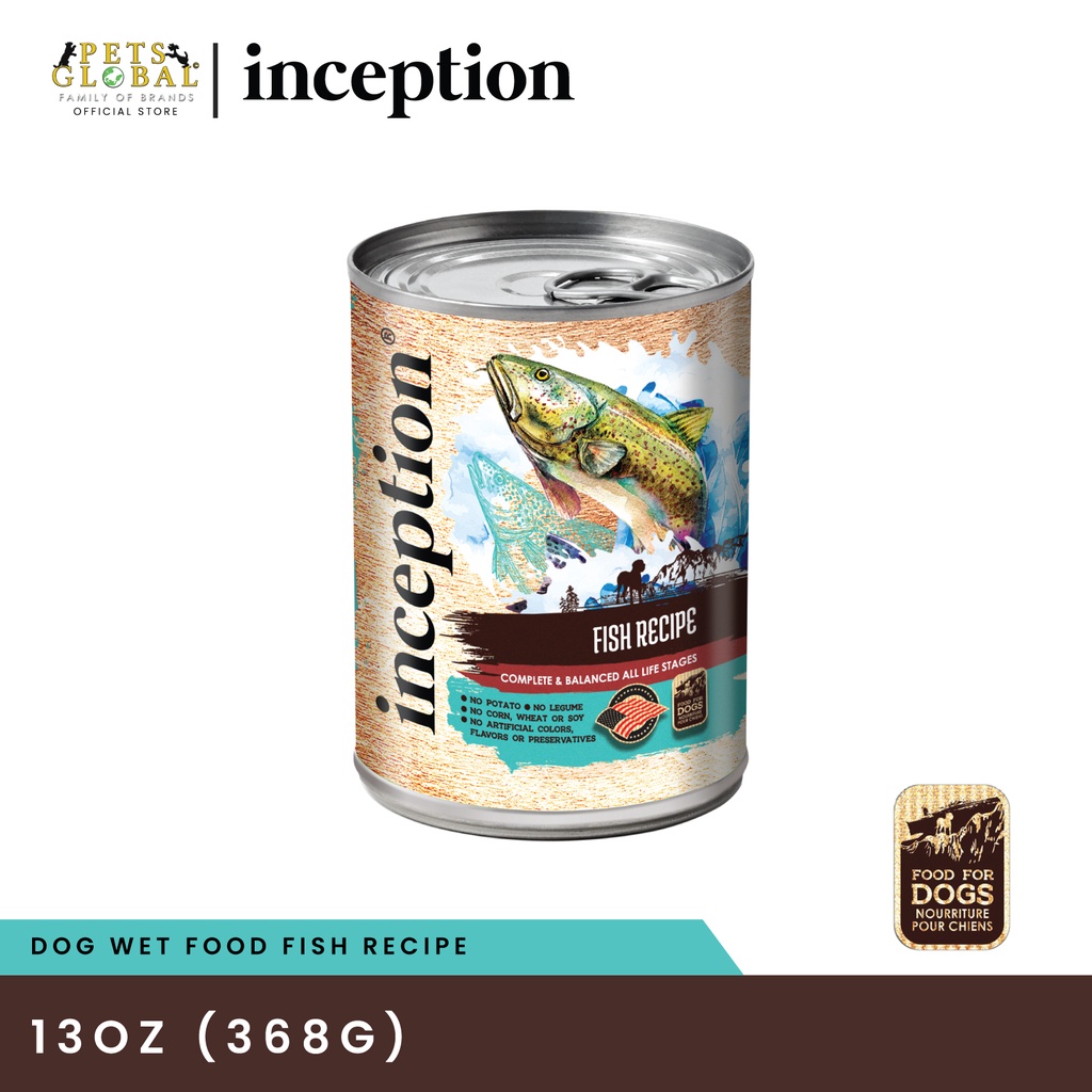 Inception Fish Recipe Dog Canned 368g Shopee Malaysia
