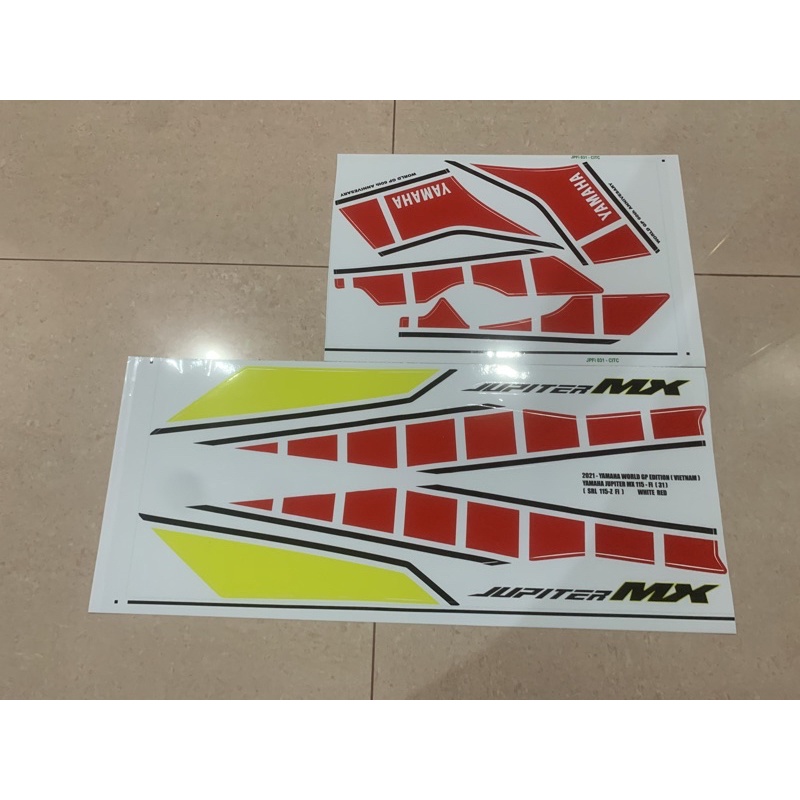 yamaha srl 115 fi srl 115z srl 115 body sticker(31) Kenny Robert ...