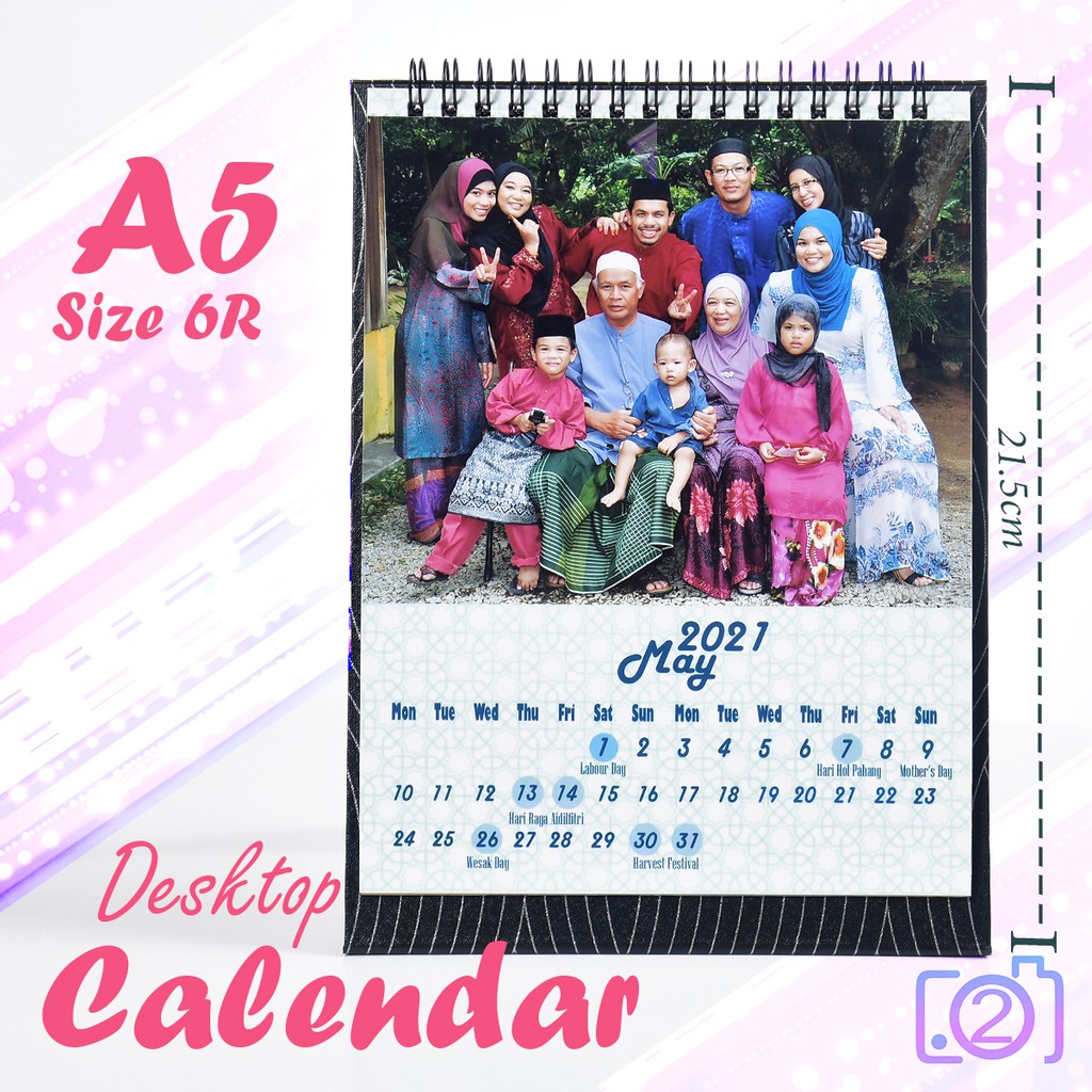 Gambar kalendar /Calendar 2024 /2023(Customize your photos) wall ...