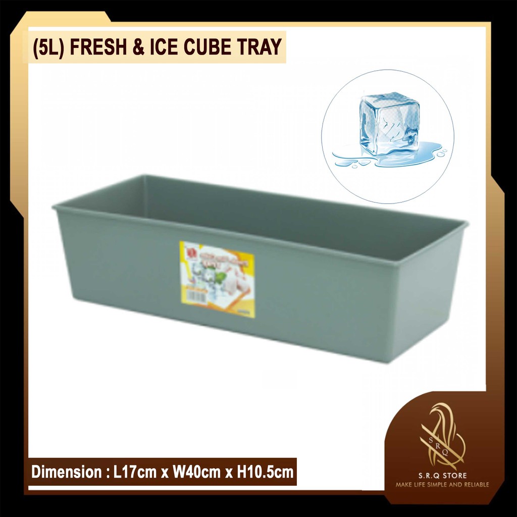 S R Q Store Gh Twins Dolphin L Fresh And Ice Cube Tray Frozen Storage Dulang Kiub Ais