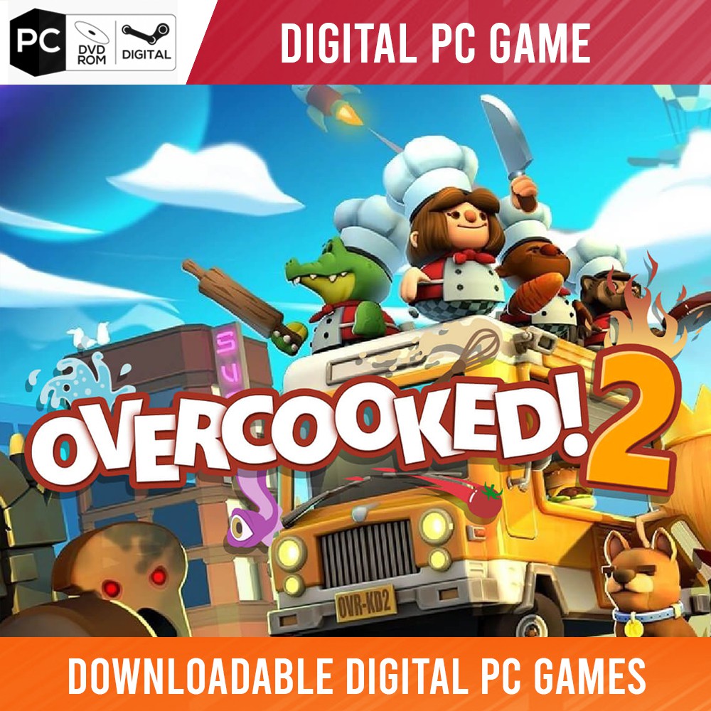 [PC Digital] Overcooked 2! OFFLINE DIGITAL PC GAME DOWNLOAD | Shopee ...