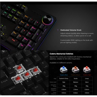 Mech Haus Tecware Spectre Pro Rgb Full Size Mechanical Keyboard W