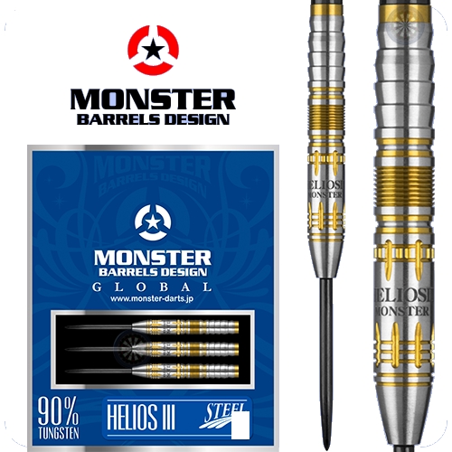 MONSTER STEEL TIP DART- MODEL HELIOS III GORDAN DIXON - 90 