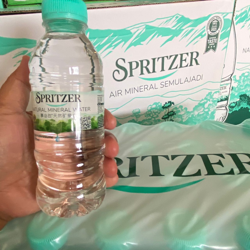 Spritzer Mineral Water Air Mineral 250ml 24botol1carton In 1 Set Shopee Malaysia 8040