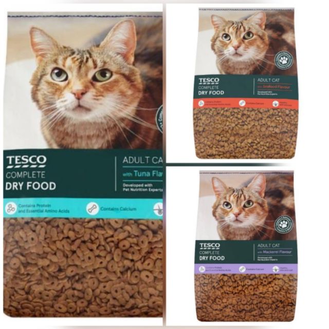 Tesco dry shop cat food